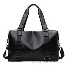 Custom Fashion PU Waterproof Sports Gym Fitness Bag with Custom Logo Duffel bag Women's Large Capacity Travel bag
